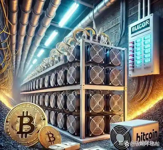 Mining rig humming away in a dedicated hosting facility